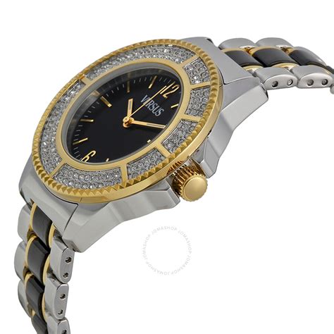 versus versace multi-function two-tone ladies watch|versace x armani.